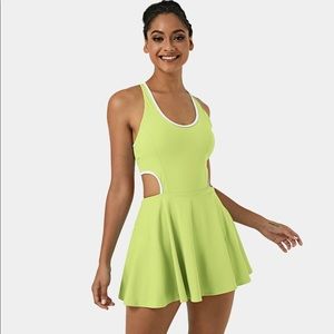 Halara Workout Dress with Built-in Shorts &Pockets